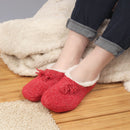 Women's Fancy Yarn Slippers: 1 Pair