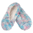 Women's Tie-Dye Fuzzy Slippers: Singles