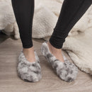 Women's Multicolor Fuzzy Slippers: 3 Pairs