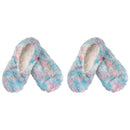 Adult Tie-Dye Non-Slip Lined Slippers: 2 Pairs