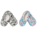 Adult Tie-Dye Non-Slip Lined Slippers: 2 Pairs