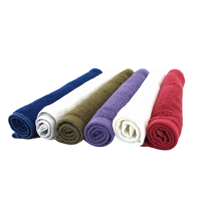 bamboomn Wash Cloths Assortment: Bamboo/Cotton 535 GSM