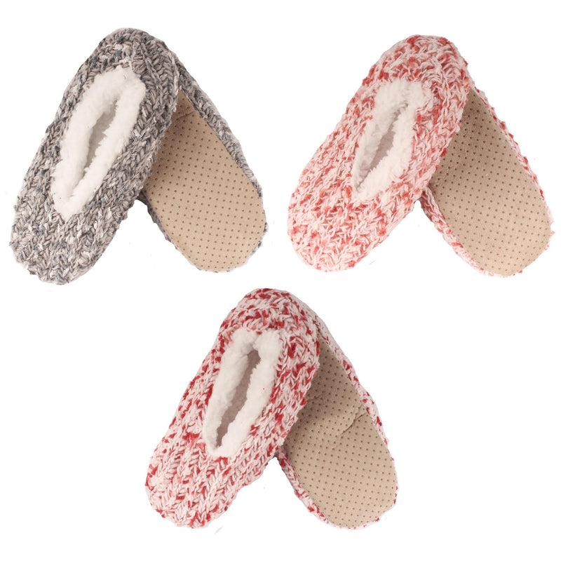 Women's Soft Warm Fuzzy Cozy Anti-Slip Home Slippers Socks