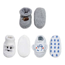 Infant Toddler Soft Furry Plush Cozy Fuzzy Booties Slippers