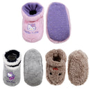 Infant Toddler Soft Furry Plush Cozy Fuzzy Booties Slippers