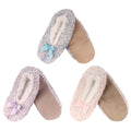 Women's Soft Warm Cozy Fuzzy Non-Slip Lined Furry Slippers Socks, Assortment