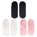 assorted fuzzy travel slippers