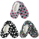 Women's Fuzzy Footies Non-Slip Lined Slippers