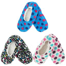 Women's Fuzzy Footies Non-Slip Lined Slippers