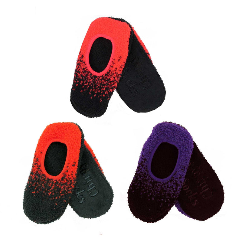 Women's Super Soft Warm Cozy Fuzzy Gradient Comfort Home Slippers Socks