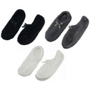 Women's Non-Slip Travel Footsie Slipper: 3 Pairs