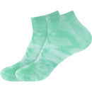 Men's Bamboo Tie Dye Ankle Socks: 2 Pairs