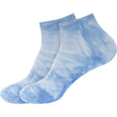 Women's Bamboo Tie Dye Ankle Socks: 2 Pairs