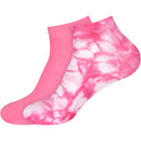 Women's Bamboo Tie Dye Ankle Socks: 2 Pairs