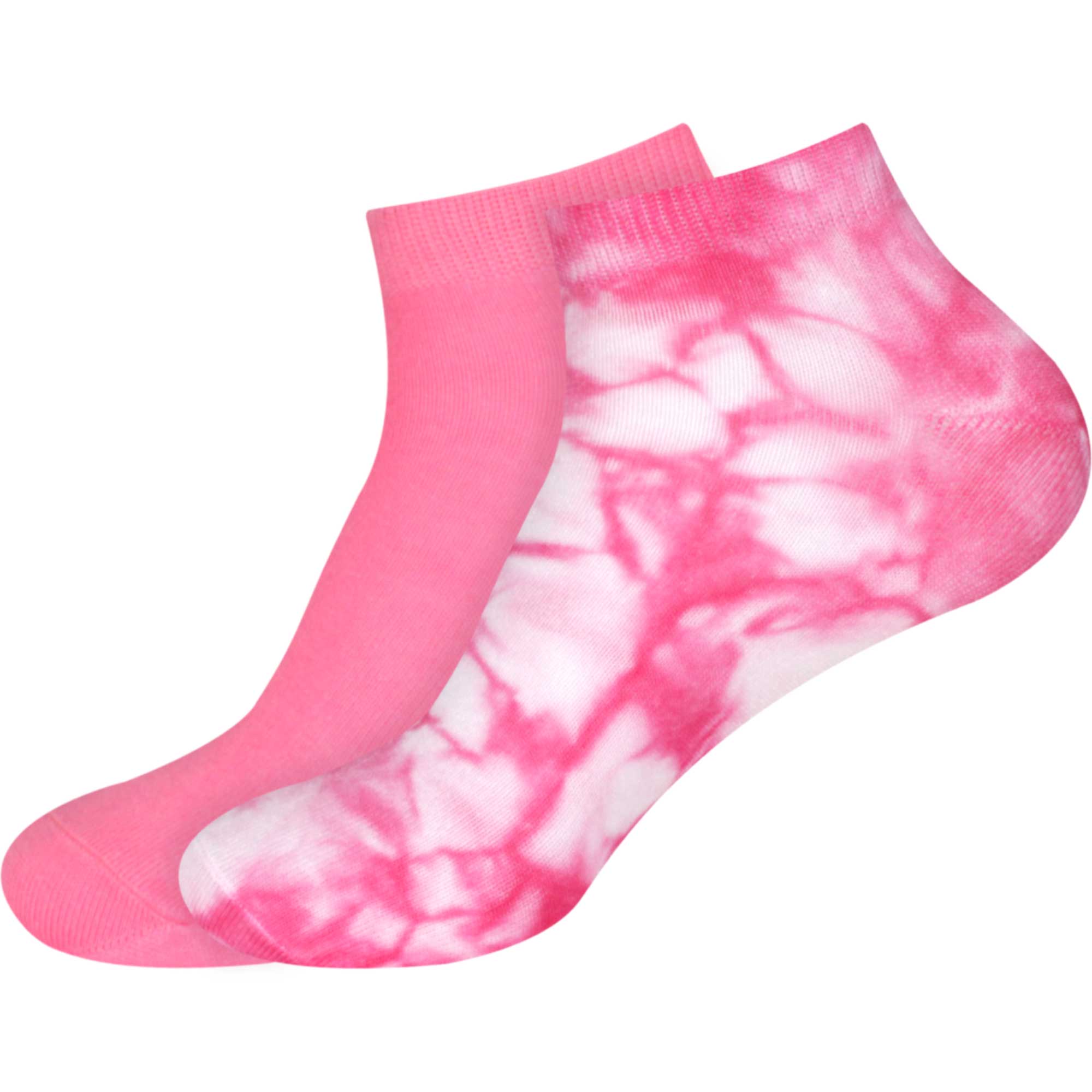 Men's Bamboo Tie Dye Ankle Socks: 2 Pairs