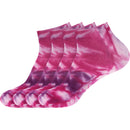 Men's Bamboo Tie Dye Ankle Socks: 4 Pairs