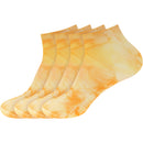 Men's Bamboo Tie Dye Ankle Socks: 4 Pairs