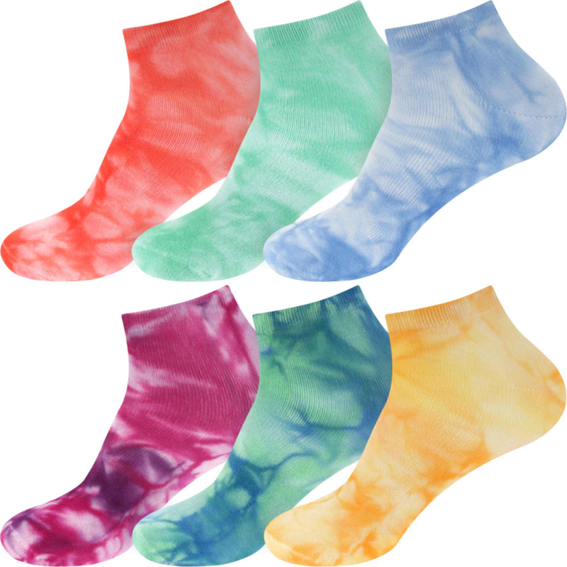 Group of tie dye socks