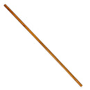 bamboo bo staff carbonized brown flat end