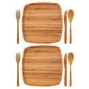 bamboo camping mess 10 x 10 set