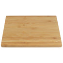 bamboo cutting board with chamfered edge back flat side 