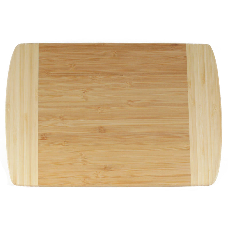 Bamboo Small Two-Tone Cutting Board 12" x 8" x 0.75"