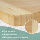Small Two-Tone Bamboo Cutting Board 12" x 8" x 0.75"