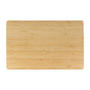 carbonized bamboo cutting board vertical cut style front flat