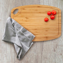 Vertical Cut Bamboo Cutting Board with Hanging Hole 11.75" x 8.63" x 0.40"/0.75"