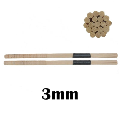 Rattan Grip Bamboo Drumsticks