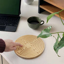 Chartres Style 7 Circuit 8” Bamboo Finger Labyrinth