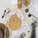 Chartres Style 7 Circuit 8” Bamboo Finger Labyrinth