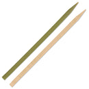 Flat Sticks Natural Green Bamboo Skewers