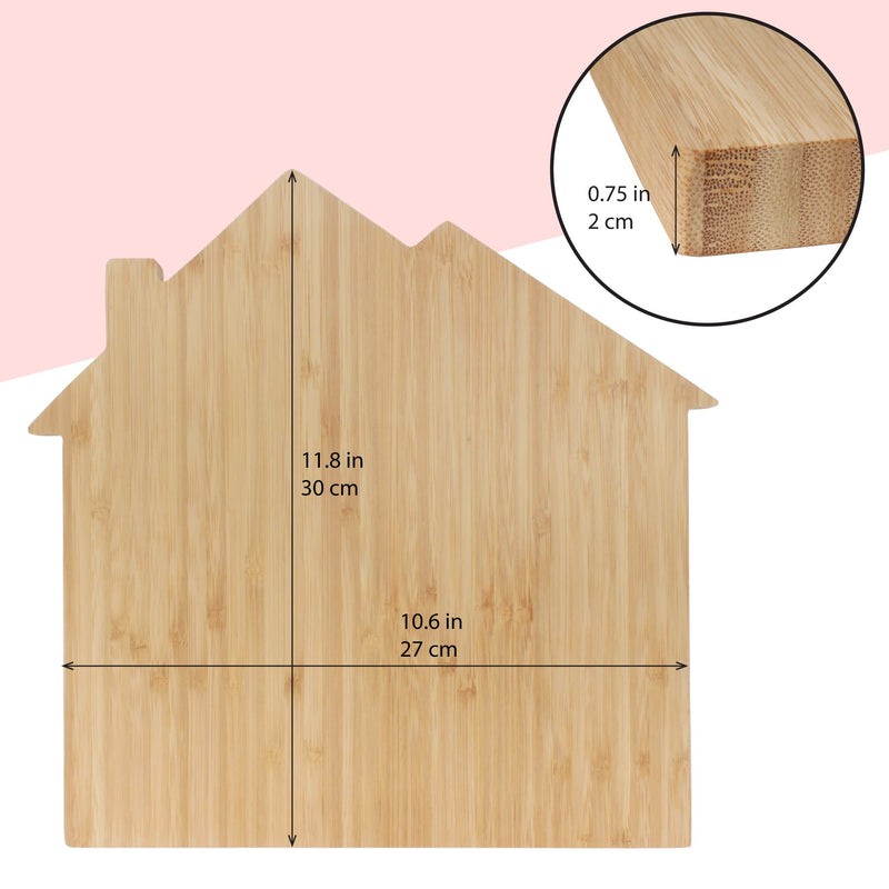 bamboo house cutting board dimensions