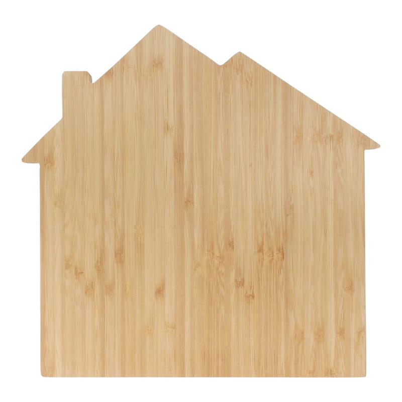 bamboo house cutting board front