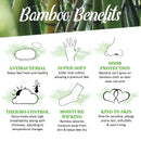 women's bamboo knee high tights spandex socks black white gray benefits