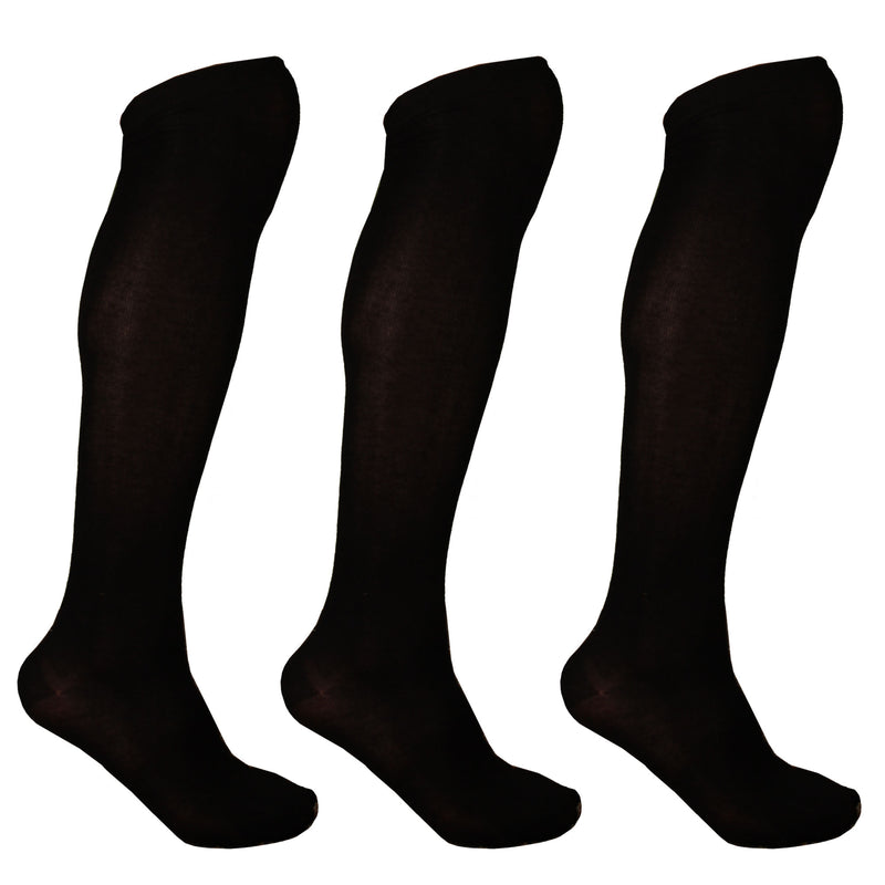 BambooMN Blank Sublimation Socks Crew and Knee High Socks - 4 Pairs