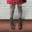 women's bamboo knee high tights spandex socks black white gray work