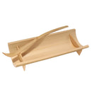 small bamboo matcha tea powder holder and scoop