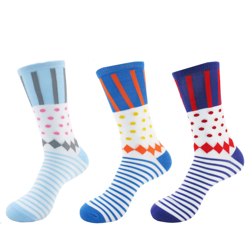women's bamboo colorful polka dot socks