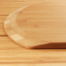 small bamboo pizza peel edge