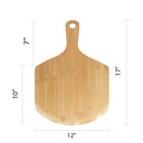 small bamboo pizza peel sizing 