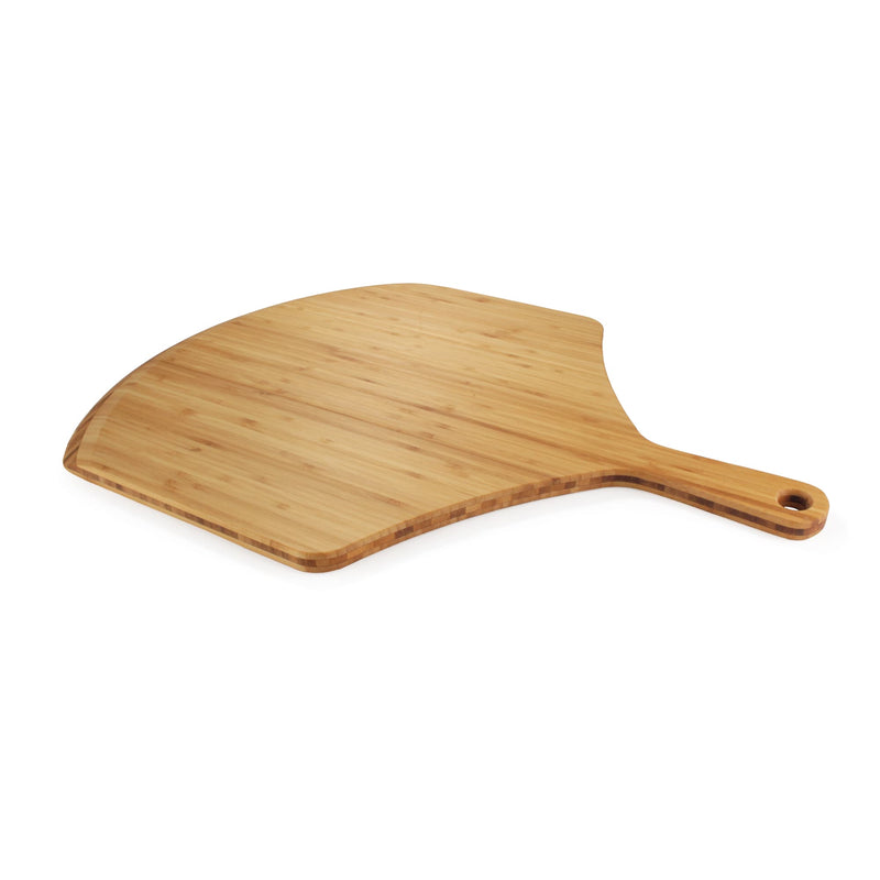 large bamboo pizza peel side