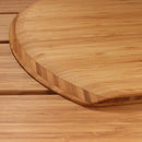 large bamboo pizza peel edge