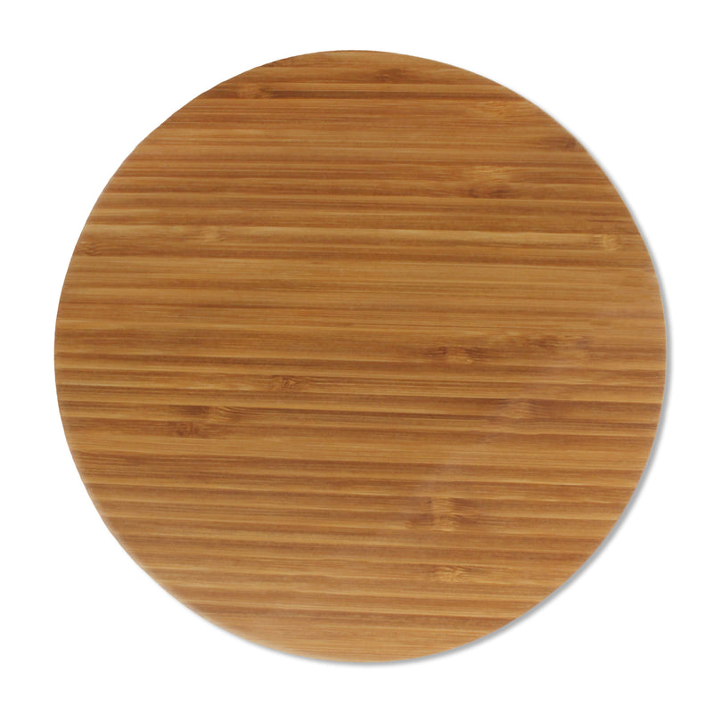 bamboo portion control plate round back