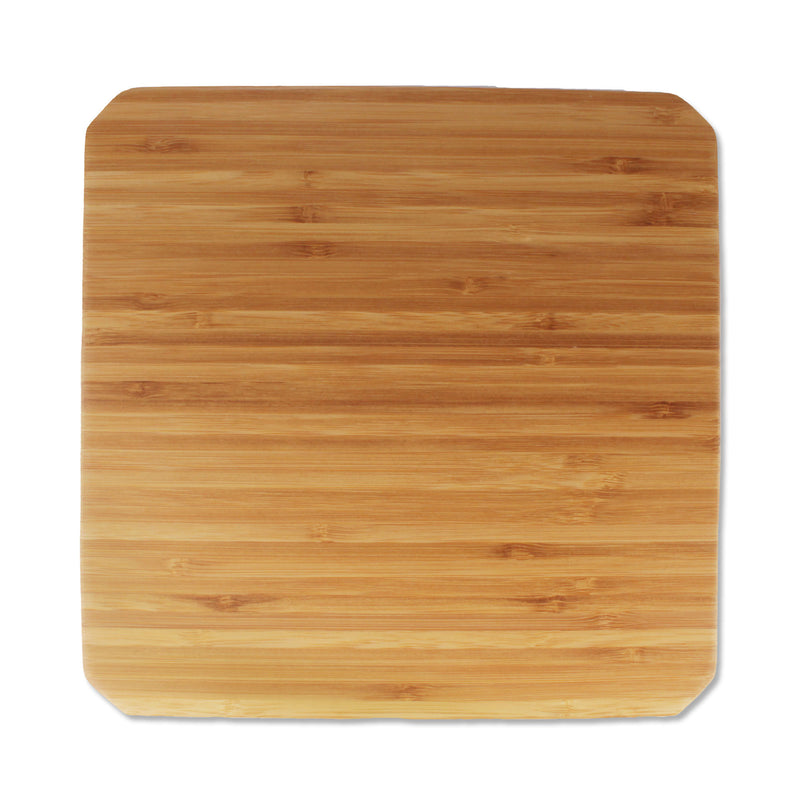 bamboo portion control plate square back
