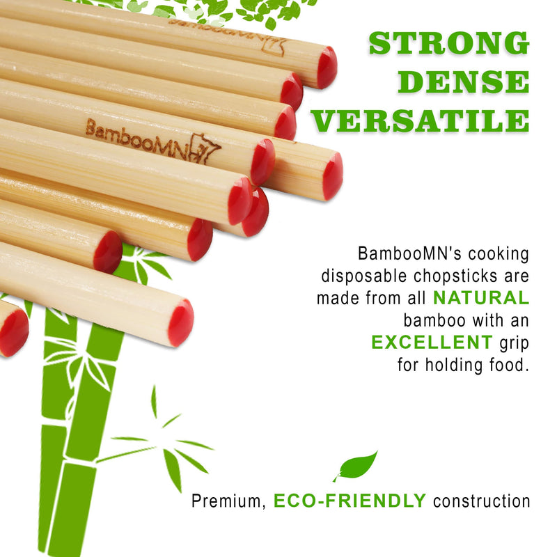 bamboo red dot chopsticks infographic image