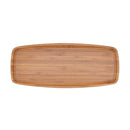 bamboo rectangle plate 14" x 6" front