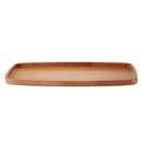bamboo rectangle plate 14" x 6" side