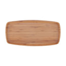 bamboo rectangle plate 14" x 7" front